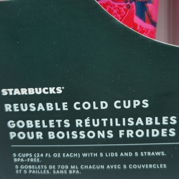 Starbucks Christmas Winter Reusable Cold Cups - Picture 3 of 8